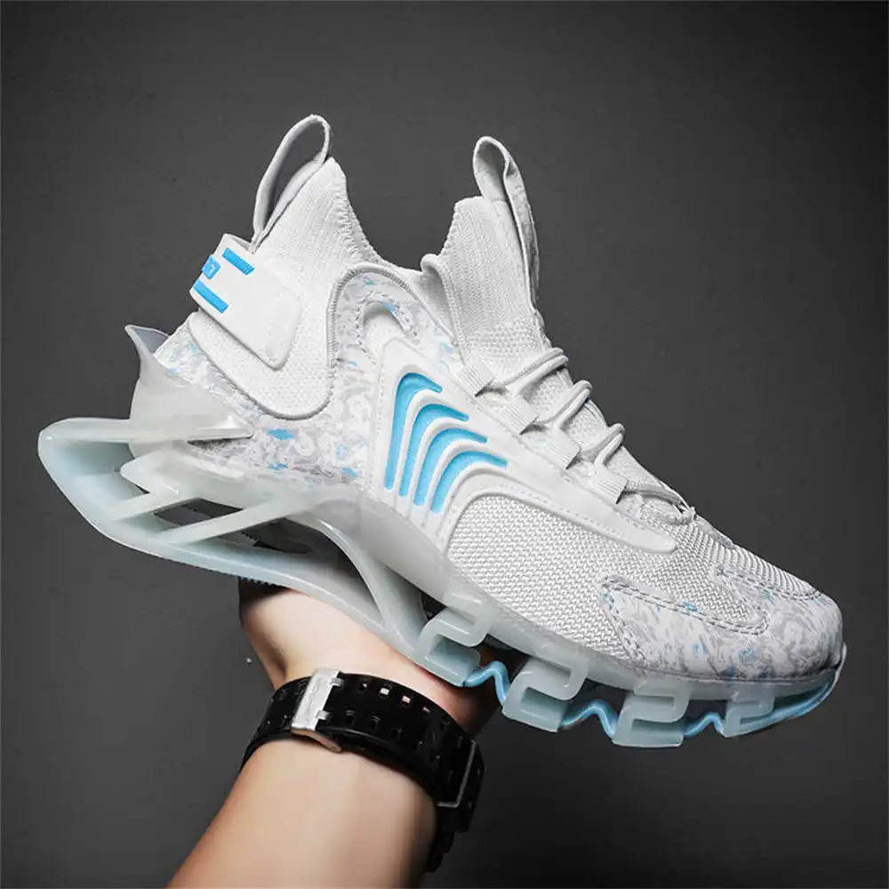 Men'S Shoes Good For Running - Blue Slipon Long Pink Boots Light