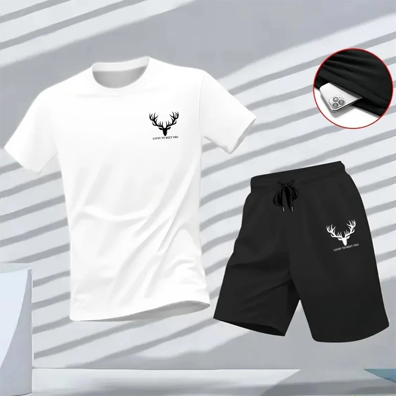Men Shoes Joggers - Male Daily Sports Training Short Sleeve