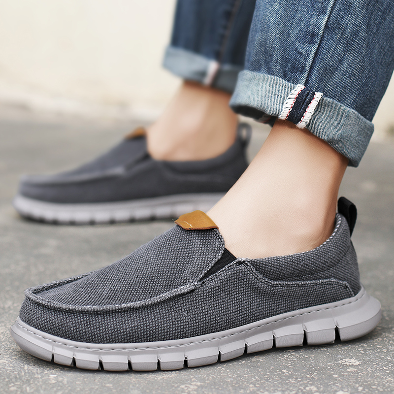 Men Shoes Loafers - Summer Breathable Sneakers Men Canvas Shoes