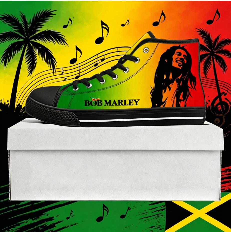 Bob Marley Quote Custom High T - Men Shoes Quotes recensie en prijs