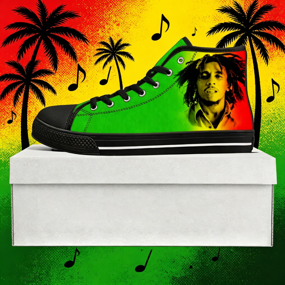 Bob Marley Quote Custom High T - Men Shoes Quotes recensie en prijs