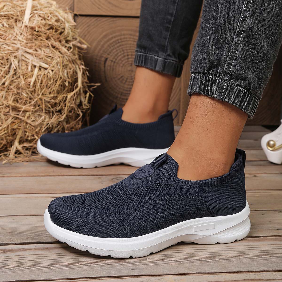 Men whoes Slip On Knit Walking - Men'S Shoes Comfortable Walking recensie en prijs
