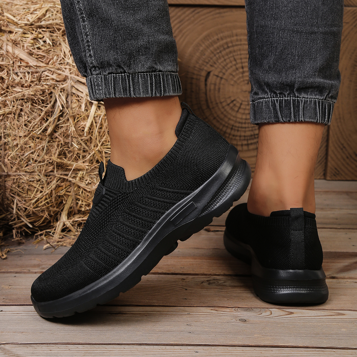 Men whoes Slip On Knit Walking - Men'S Shoes Comfortable Walking recensie en prijs