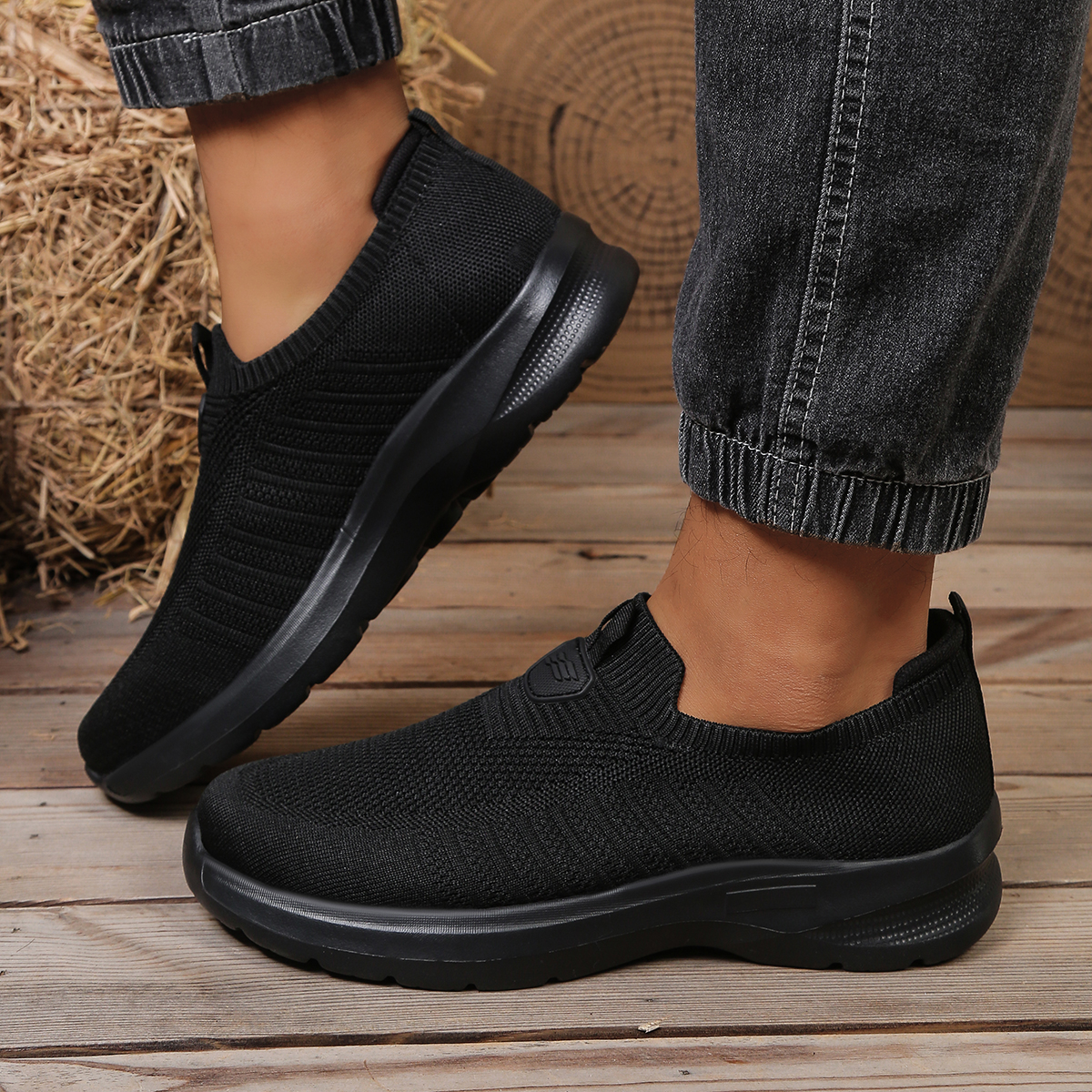 Men whoes Slip On Knit Walking - Men'S Shoes Comfortable Walking recensie en prijs
