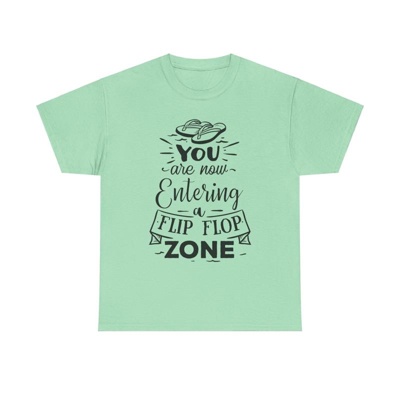 Flip Flop Zone T Shirt summer  - Men Shoes Quotes recensie en prijs