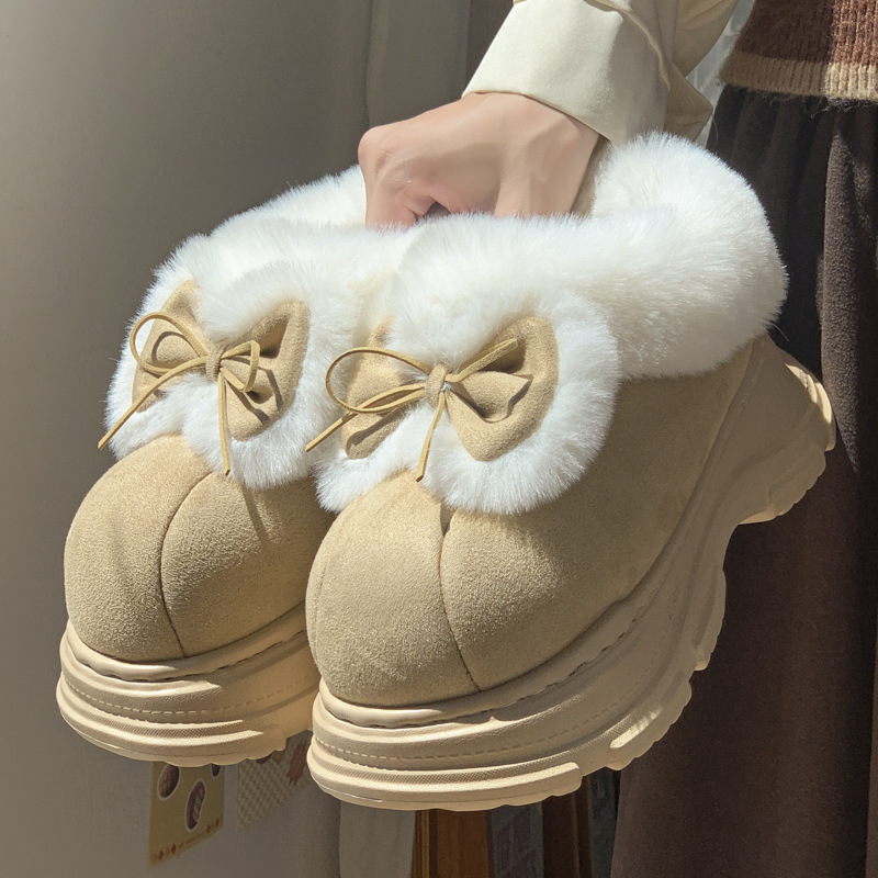 Warm Faux Fur Fluffy Slippers  - Winter Boot Insulated recensie en prijs