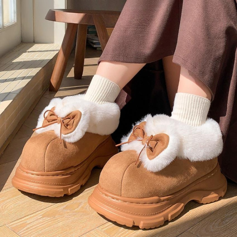 Warm Faux Fur Fluffy Slippers  - Winter Boot Insulated recensie en prijs