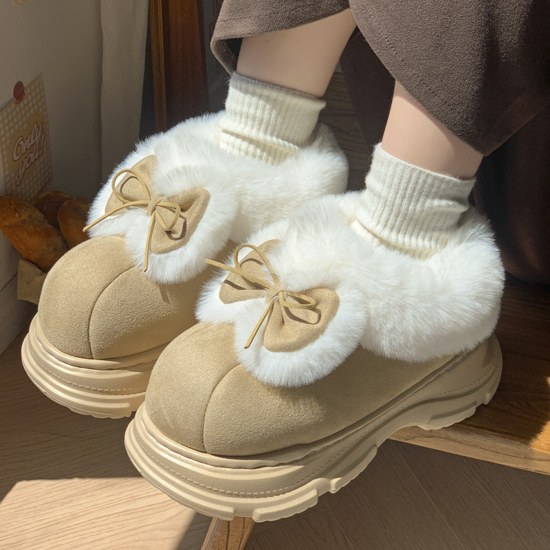 Warm Faux Fur Fluffy Slippers  - Winter Boot Insulated recensie en prijs