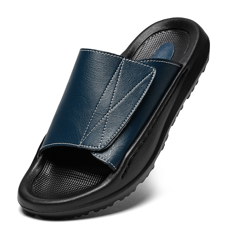 Easy-top Leather Slide Slipper - Men'S Shoes Comfortable Walking recensie en prijs