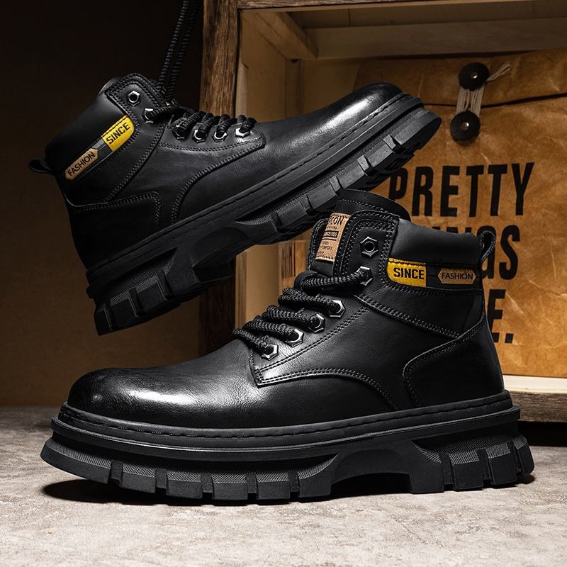 Vintage Men Platform Ankle Boo - Winter Boot Insulated recensie en prijs