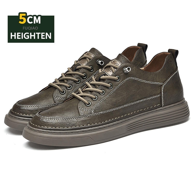 5cm Height Increase Leather Sh - Men'S Shoes Comfortable Walking recensie en prijs