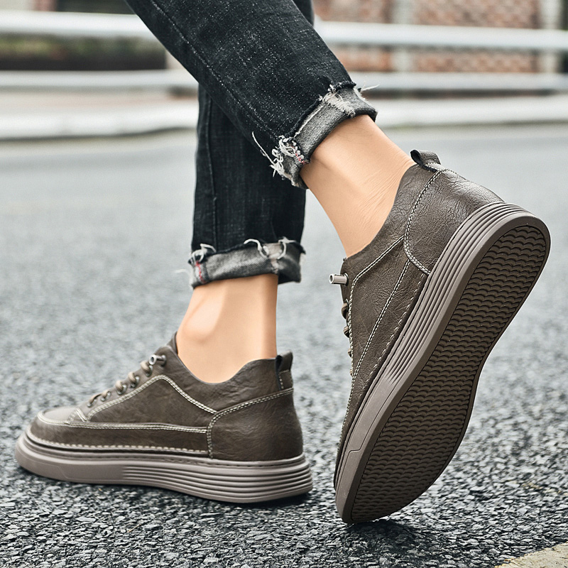 5cm Height Increase Leather Sh - Men'S Shoes Comfortable Walking recensie en prijs