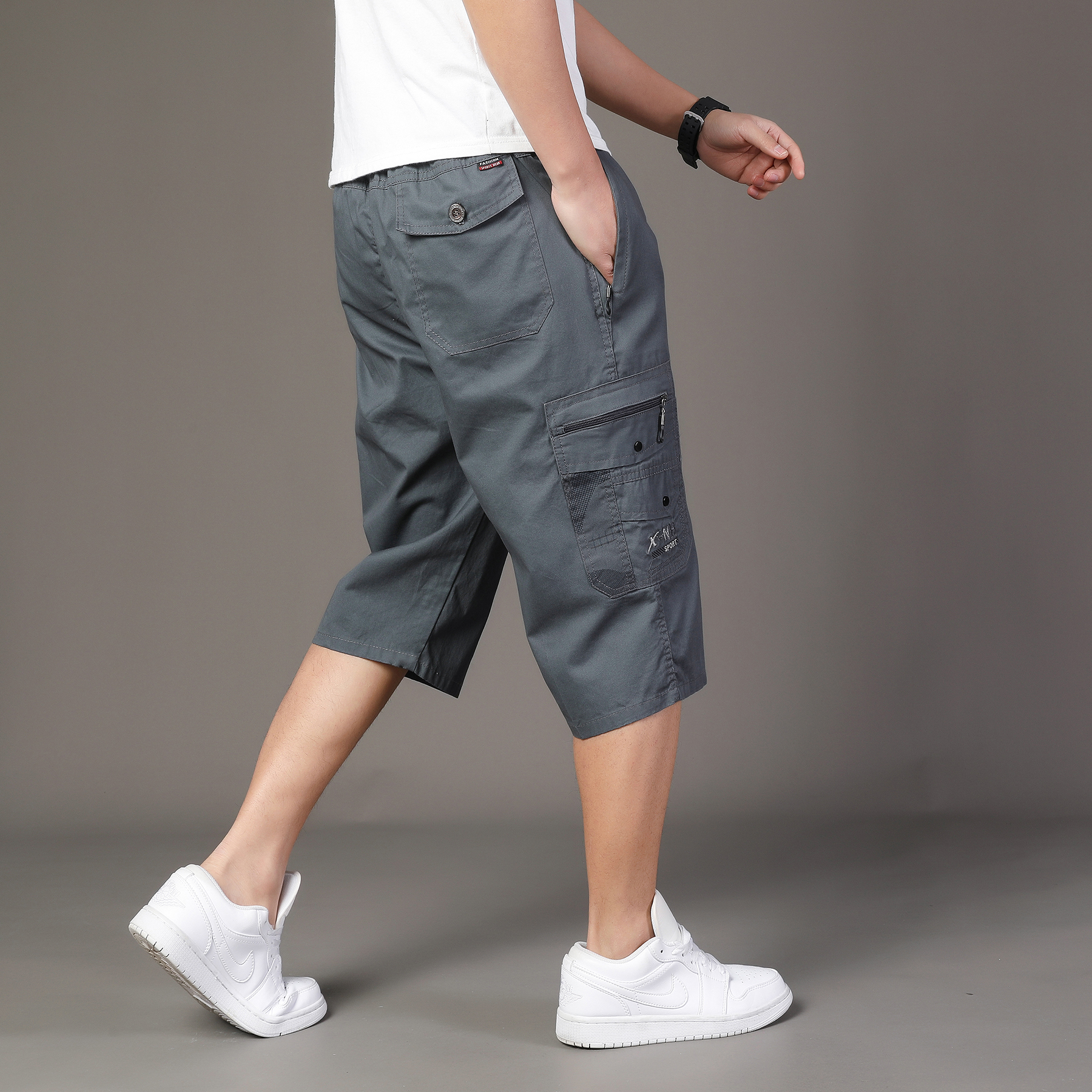 Zipper Pocket Workwear Shorts  - Men Shoes Joggers recensie en prijs