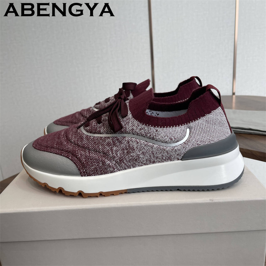 Men New Multicolour Knitted lo - Men Shoes Loafers recensie en prijs